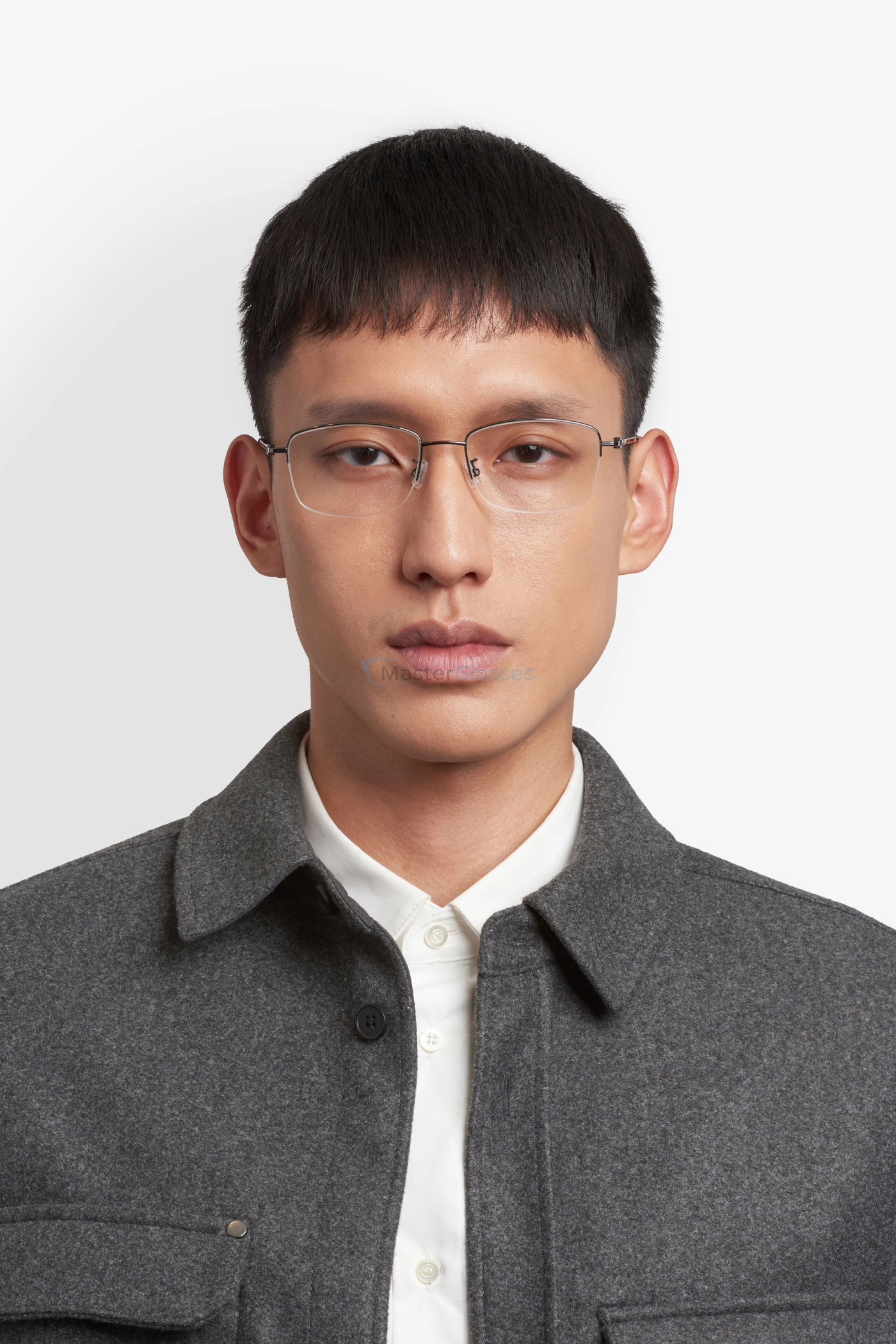 Оправа HUGO BOSS 1877/F KJ1 Dark Ruthenium