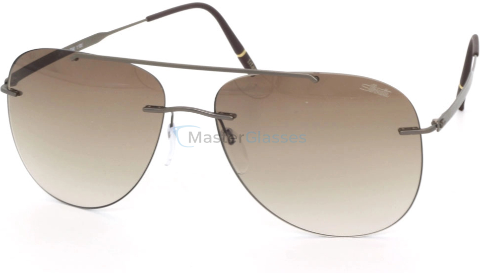 Солнцезащитные очки Silhouette 8751 6040 59/15 Rimless Shades Canatara