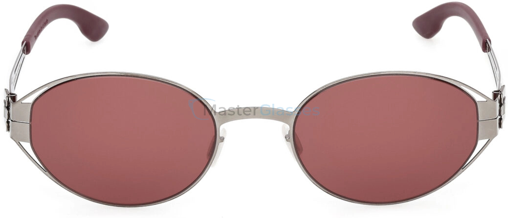 Солнцезащитные очки Ic! Berlin IC NOEMI SHINY GRAPHITE/DARK-RED 54