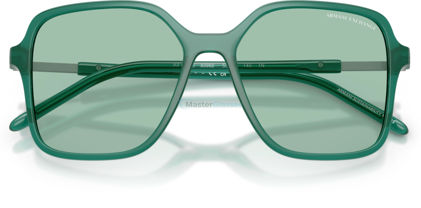 Солнцезащитные очки Armani Exchange AX4163S 8398/2 Green