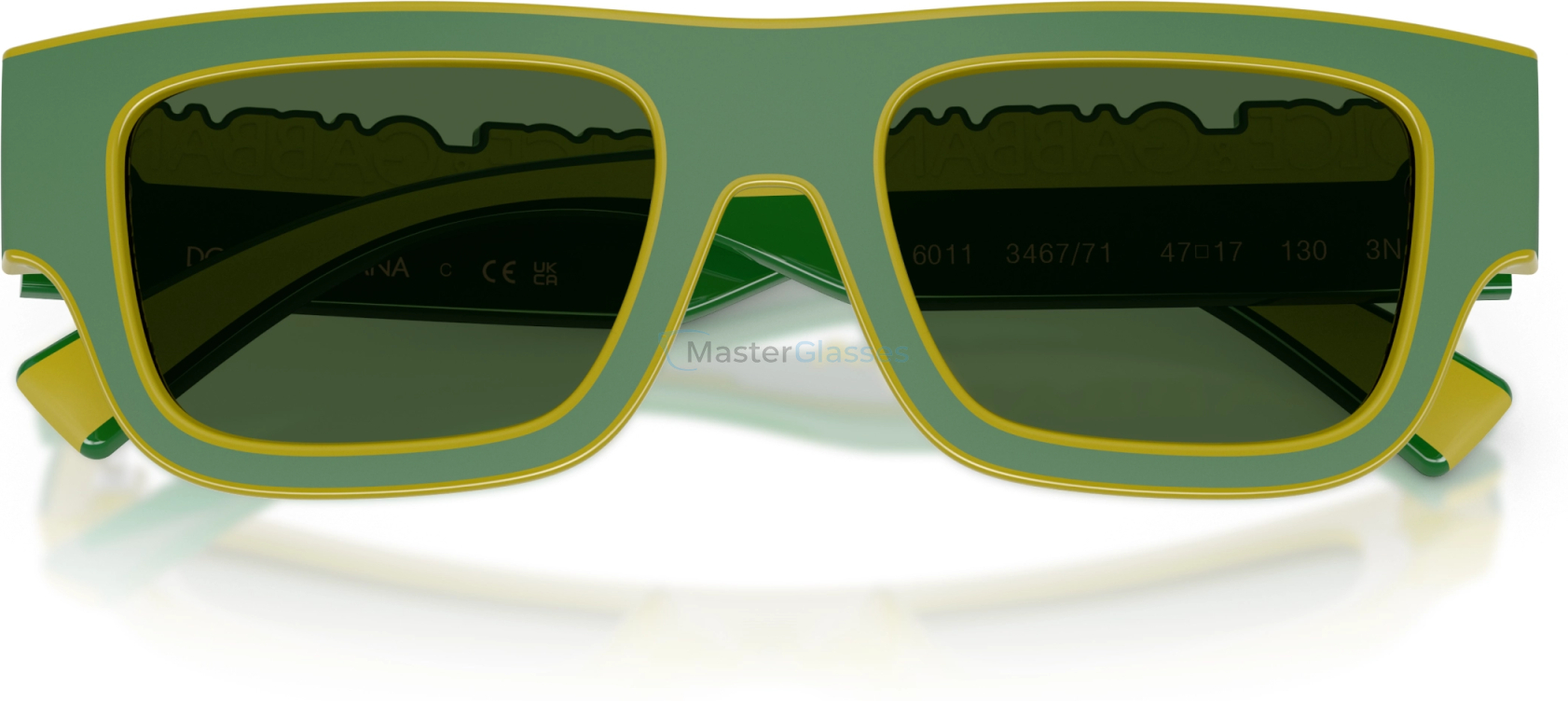Детские солнцезащитные очки Dolce & Gabbana DX6011 346771 Green