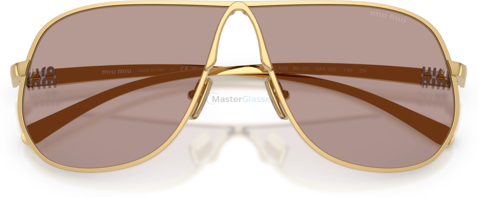 Солнцезащитные очки Miu Miu MU A56S 5AK20I Gold