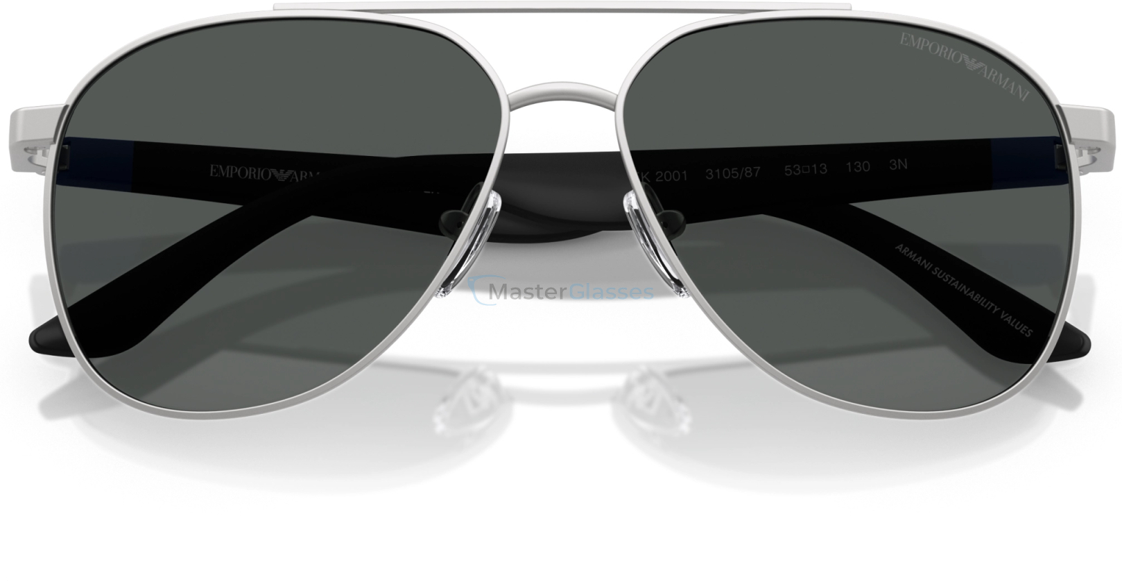 Детские солнцезащитные очки Emporio Armani EK2001 310587 Silver
