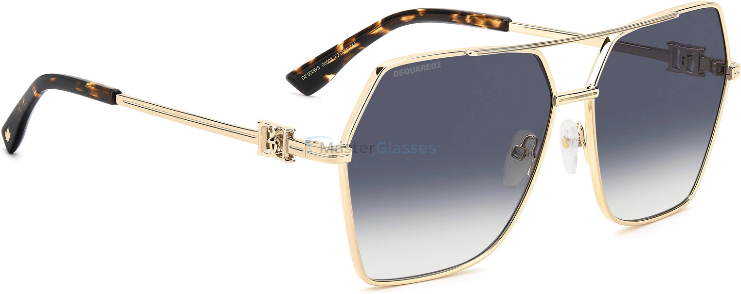 Солнцезащитные очки DSQUARED2 D2 0206/S 000 Rose Gold
