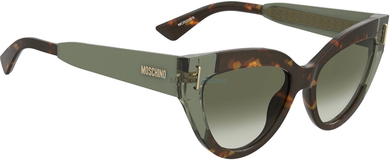 Солнцезащитные очки Moschino MOS208/S PHW Havana Green