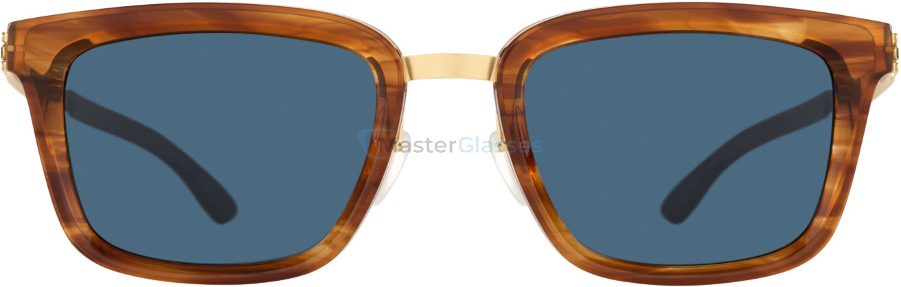 Солнцезащитные очки Ic! Berlin Yutaka Matt-Gold-Amber-Brown Warm Grey Atlantis Donnerstag