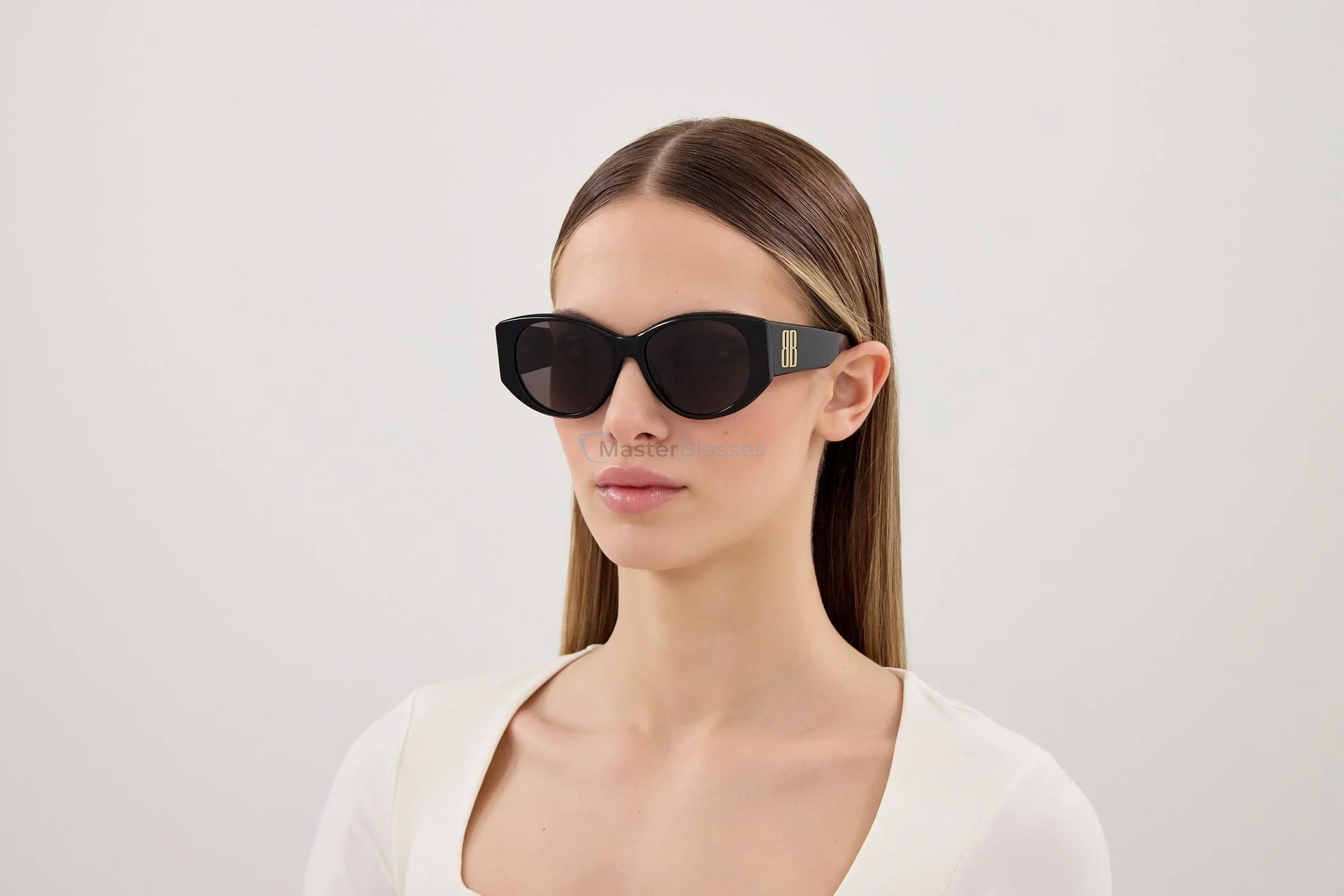 Balenciaga BB0455S-001 55 Очки солнцезащитные