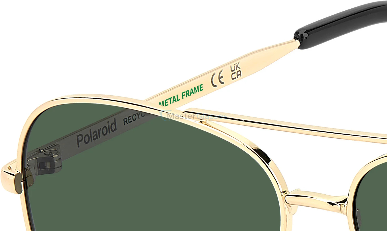 Детские солнцезащитные очки POLAROID KIDS PLD 8073/S PEF Gold Green