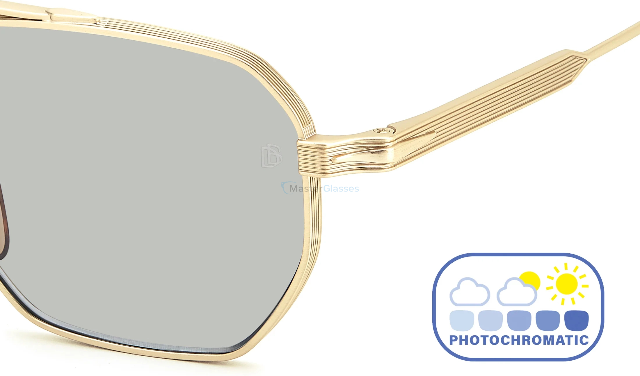 Солнцезащитные очки DAVID BECKHAM DB 1229/S T5U Gold Brown Horn