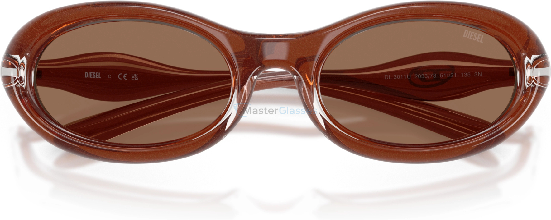 Солнцезащитные очки Diesel DL3011U 203373 Transparent