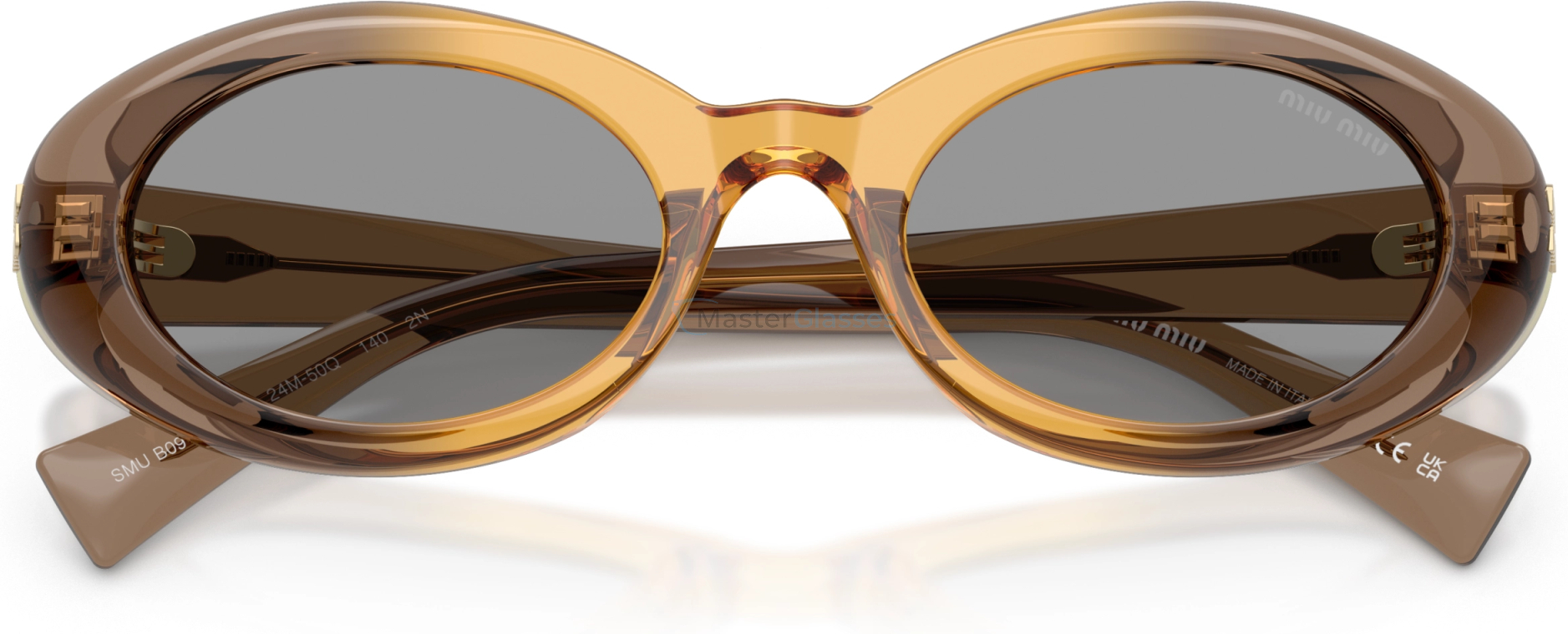 Солнцезащитные очки Miu Miu MU B09S 24M50Q Beige