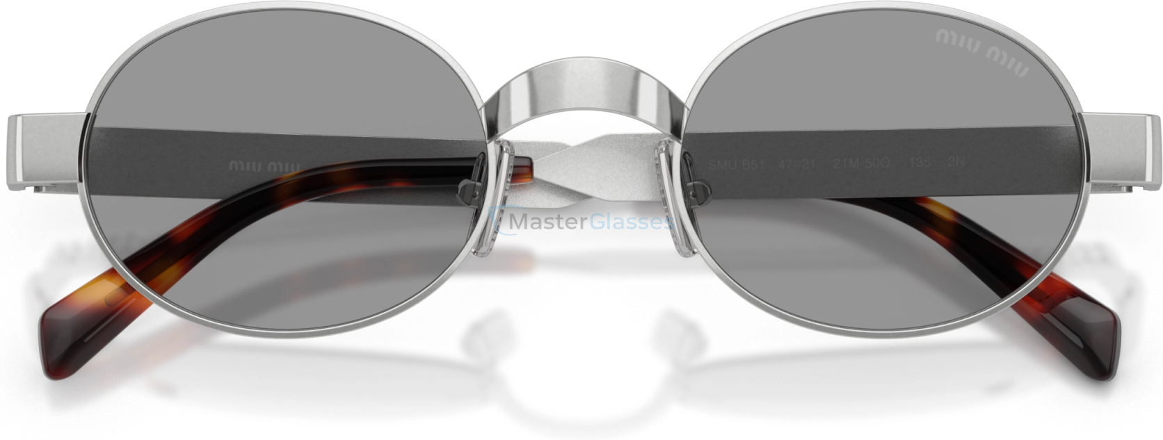 Солнцезащитные очки Miu Miu MU B51S 21M50Q Silver