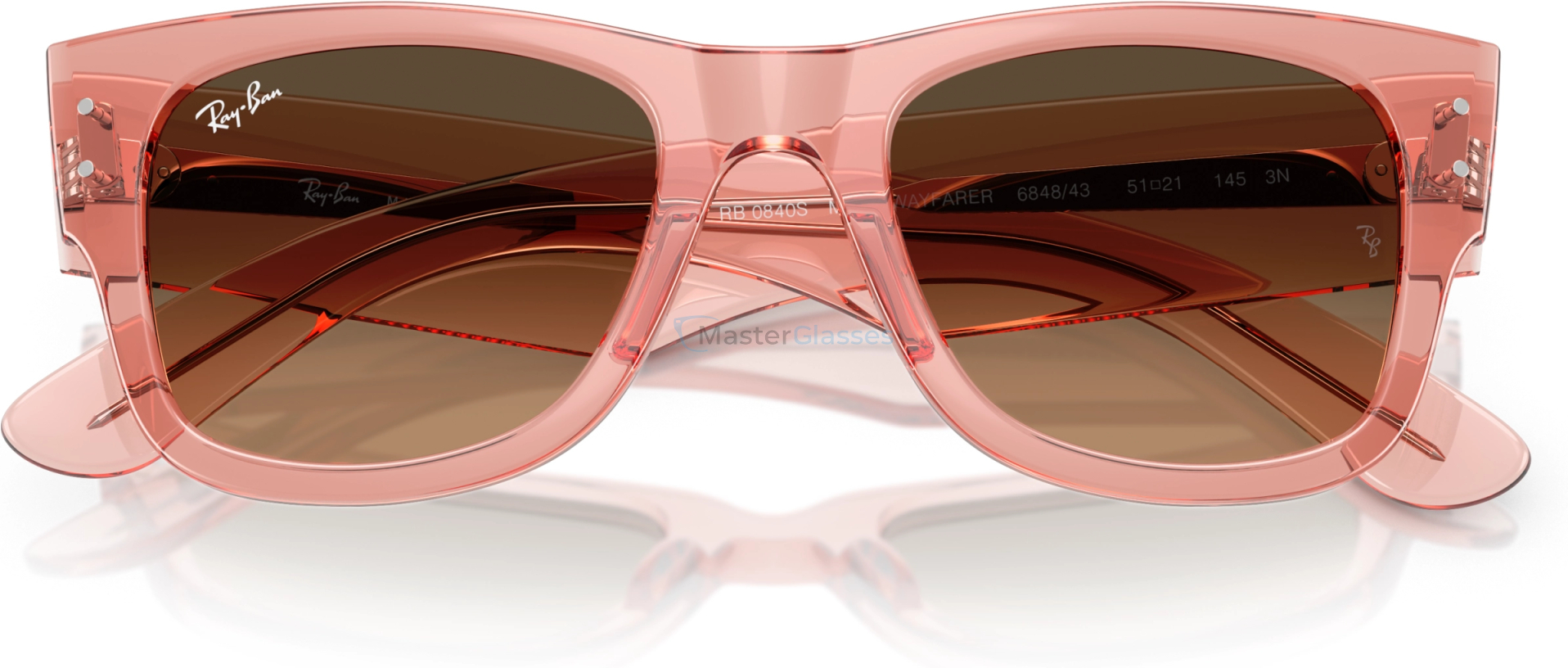 Солнцезащитные очки Ray-Ban MEGA WAYFARER RB0840S 684843 Pink