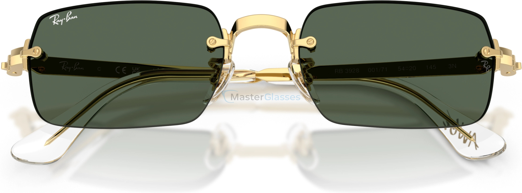 Солнцезащитные очки Ray-Ban RB3928 001/71 Gold