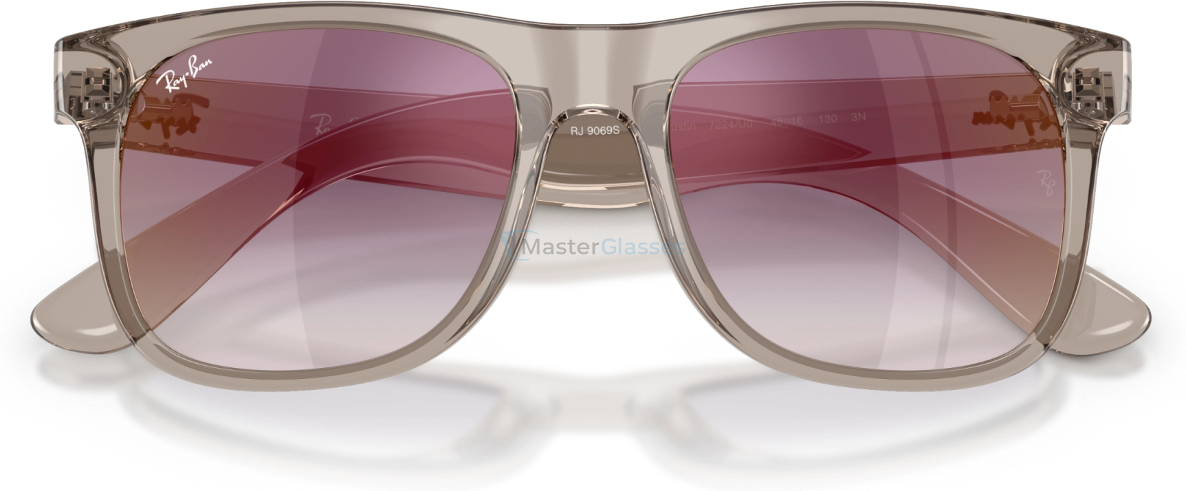 Детские солнцезащитные очки Ray-Ban JUNIOR JUSTIN RJ9069S 7224U0 Grey