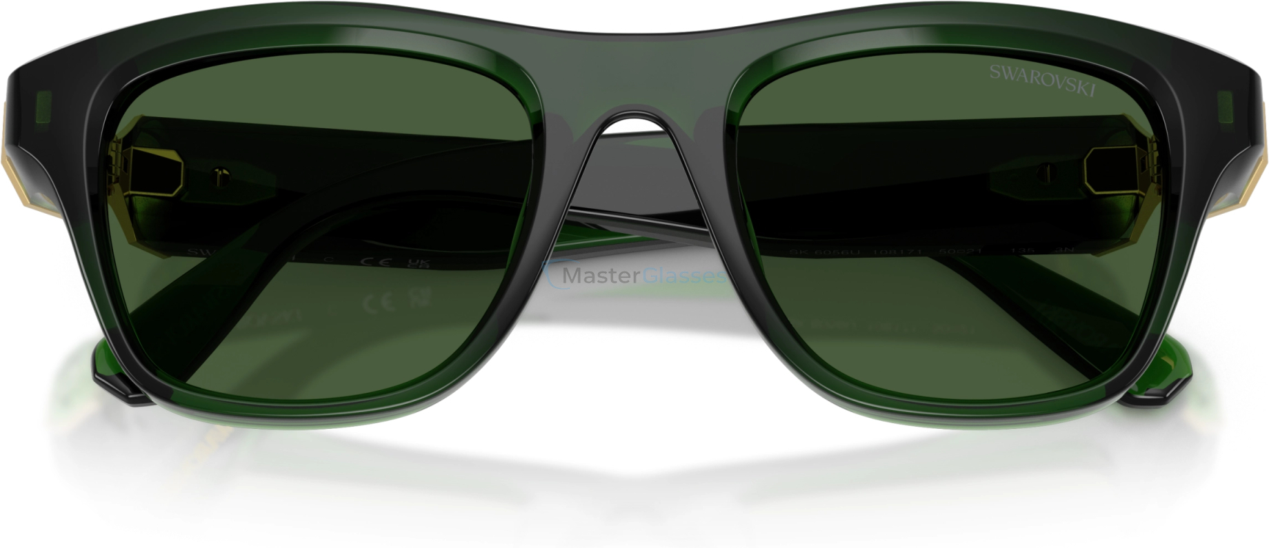 Солнцезащитные очки Swarovski SK6056U 108171 Green