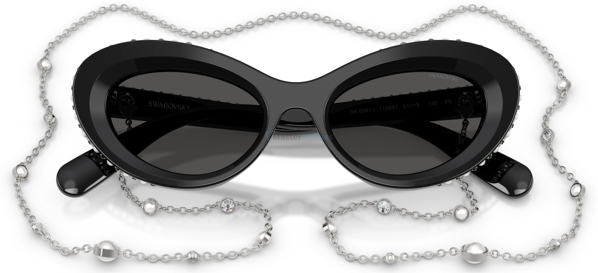 Солнцезащитные очки Swarovski SK6061U 110687 Black