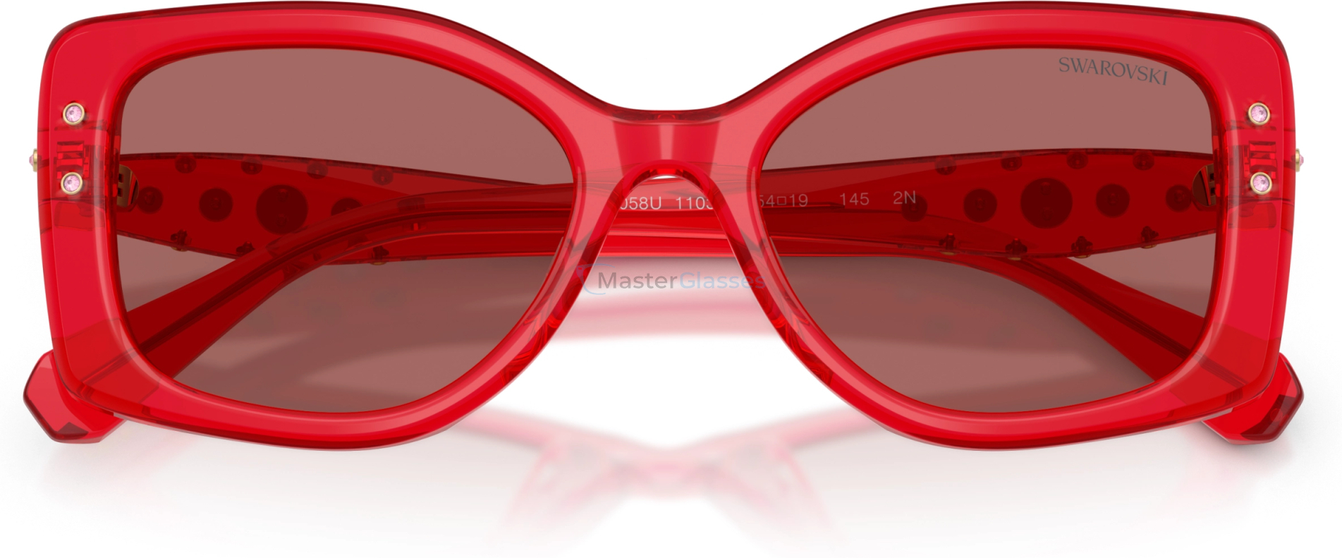 Солнцезащитные очки Swarovski SK6058U 110369 Red