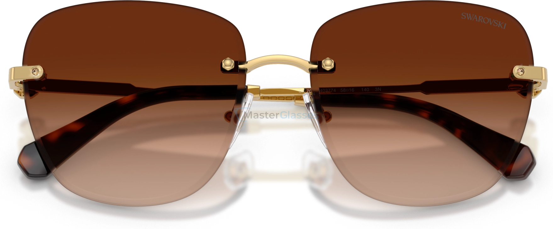Солнцезащитные очки Swarovski SK7043 403774 Gold