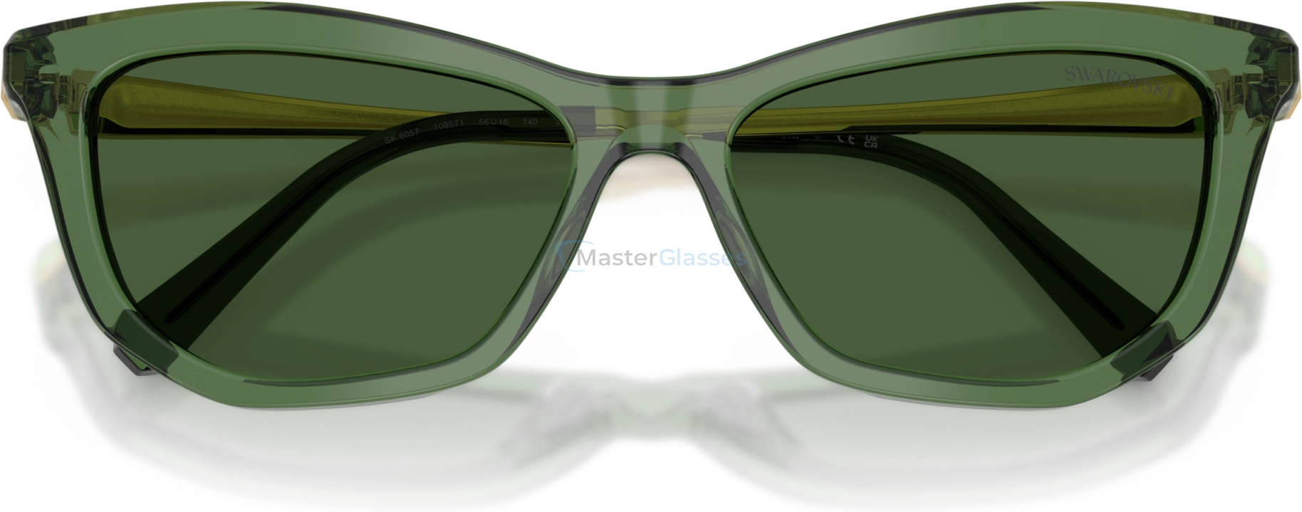 Солнцезащитные очки Swarovski SK6057 108571 Green