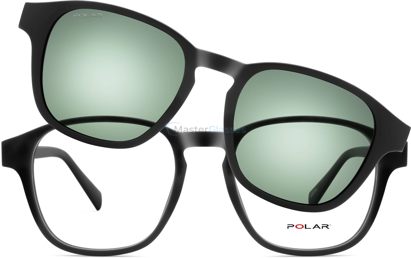 Оправа с солнцезащитным клипоном Polar 8009 Clip-on col. 76/G
