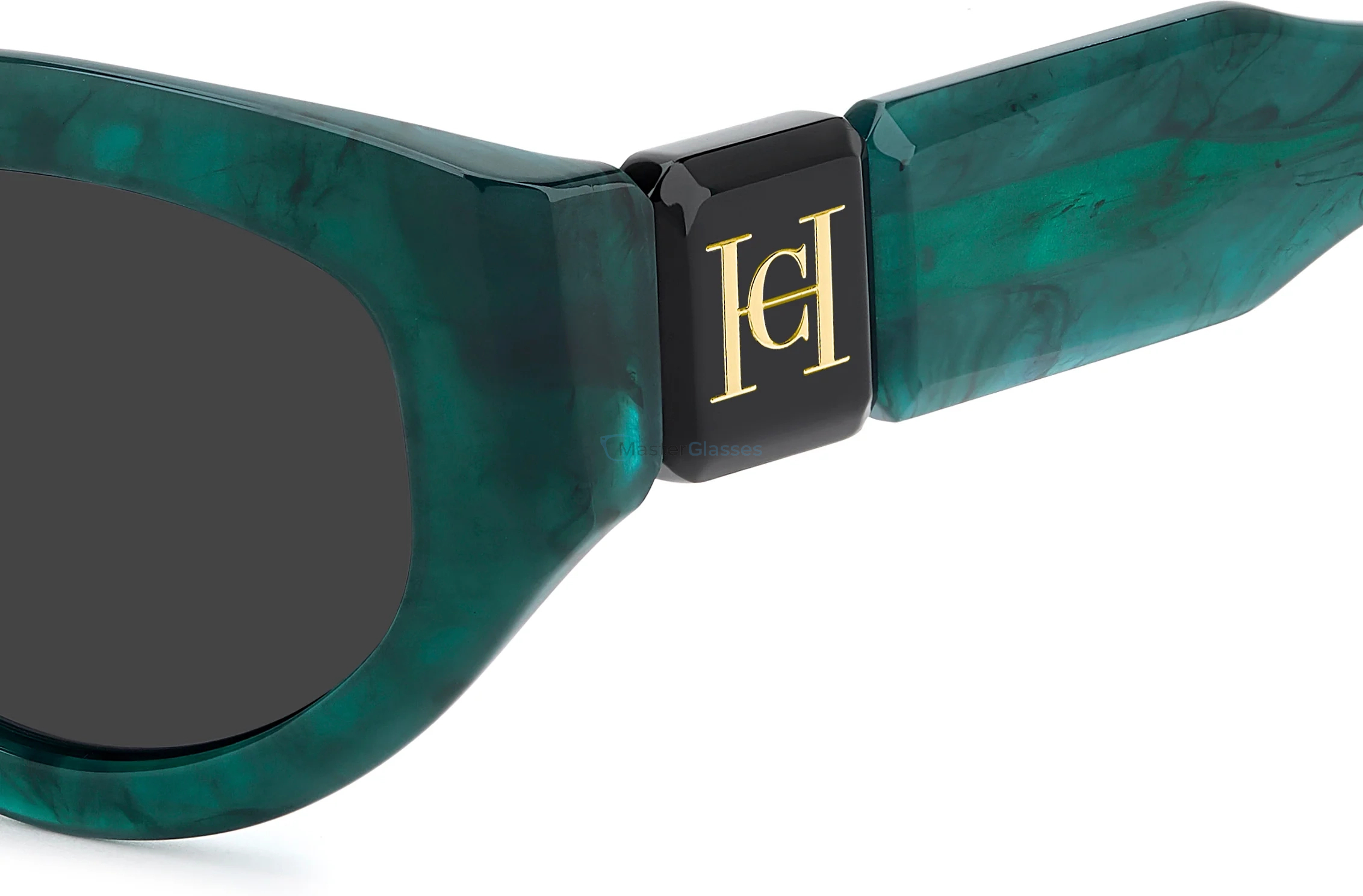 Солнцезащитные очки CAROLINA HERRERA HER 0370/S UHP Green Marble Black
