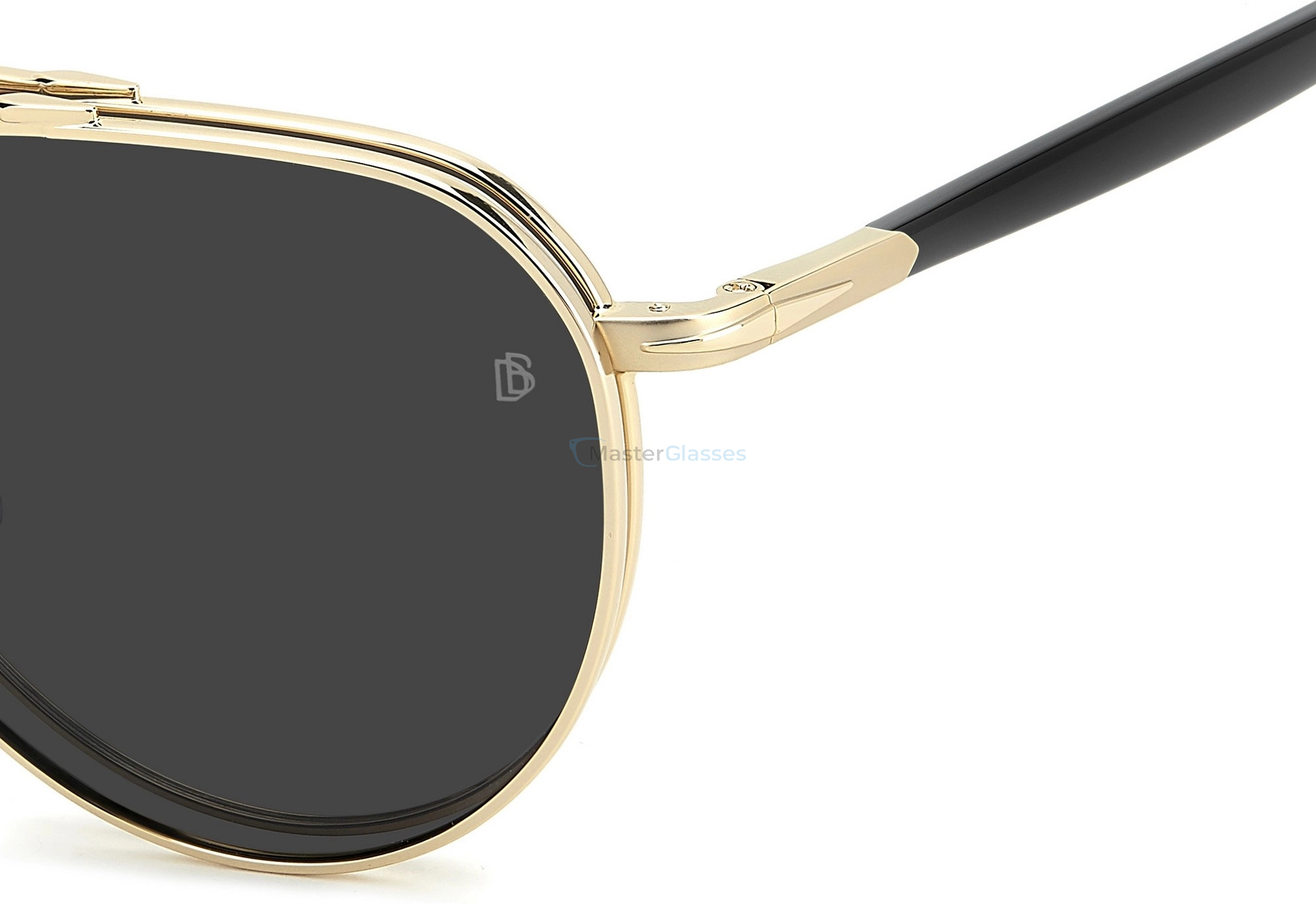 Оправа с солнцезащитным клипоном DAVID BECKHAM DB 1238/C RHL Gold Black 2