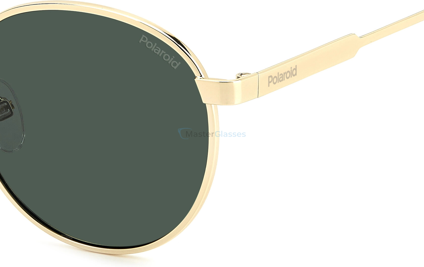 Детские солнцезащитные очки Polaroid Kids PLD 8039/S PEF Gold Green