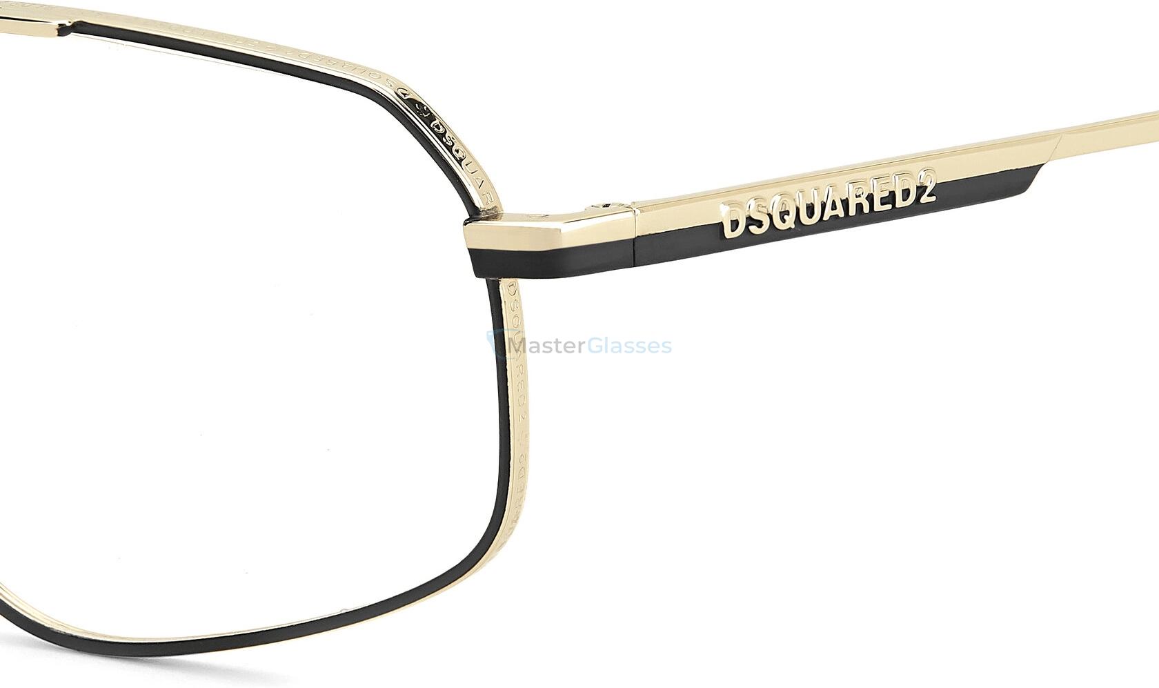 Оправа DSQUARED2 D2 0176 I46 Matte Black Gold