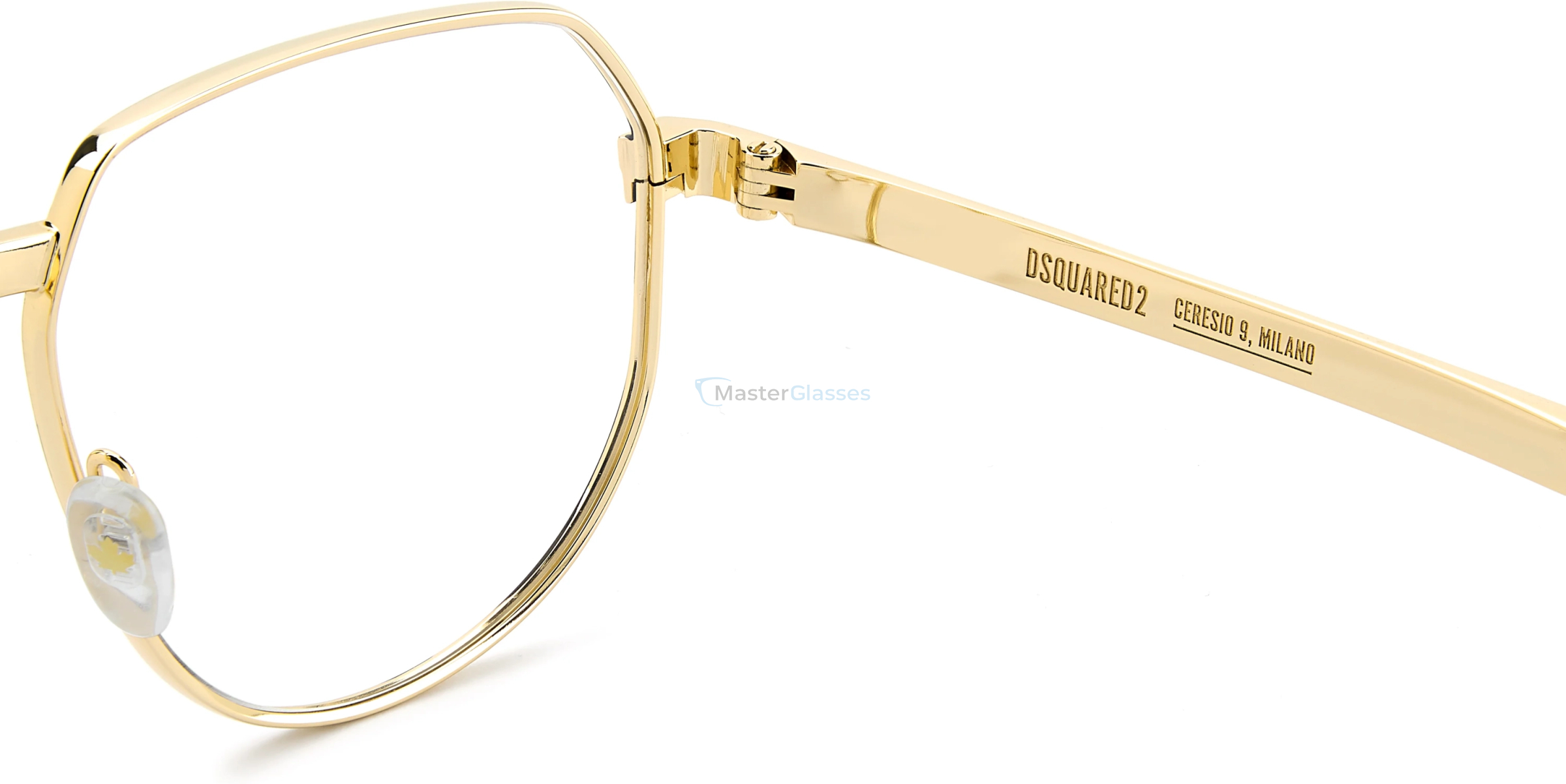 Оправа DSQUARED2 D2 0194 I46 Matte Black Gold