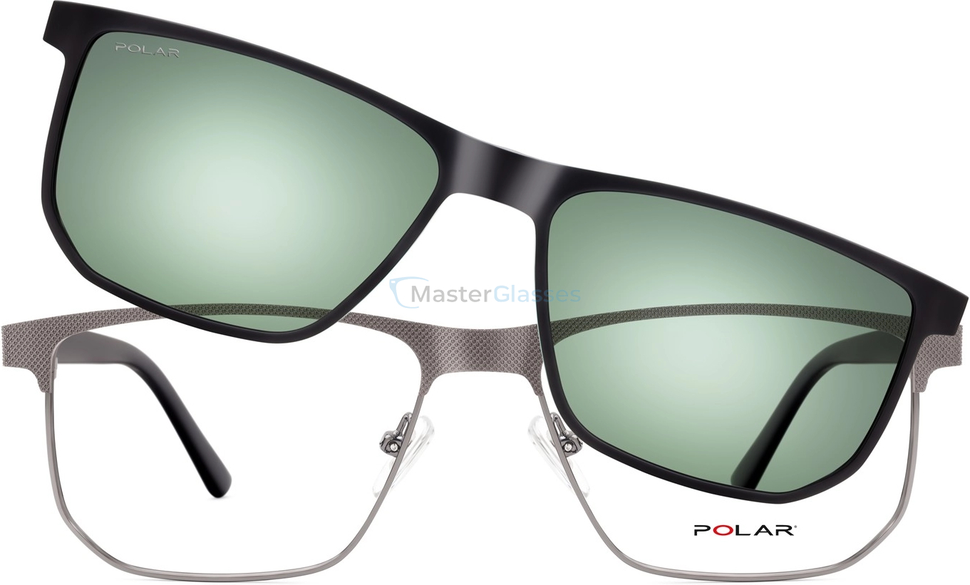 Оправа с солнцезащитным клипоном Polar 8002 col. 48 CLIP-ON