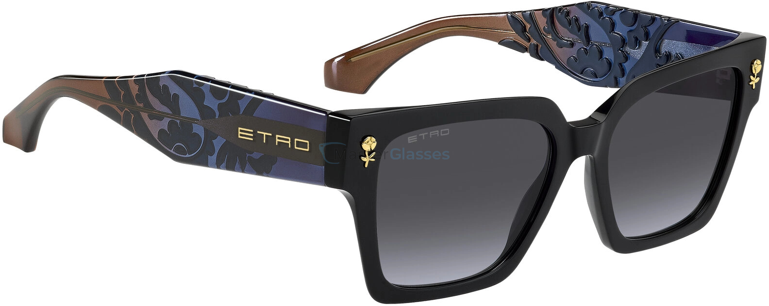 Солнцезащитные очки ETRO 0128/S IPA Shaded Brown Blue