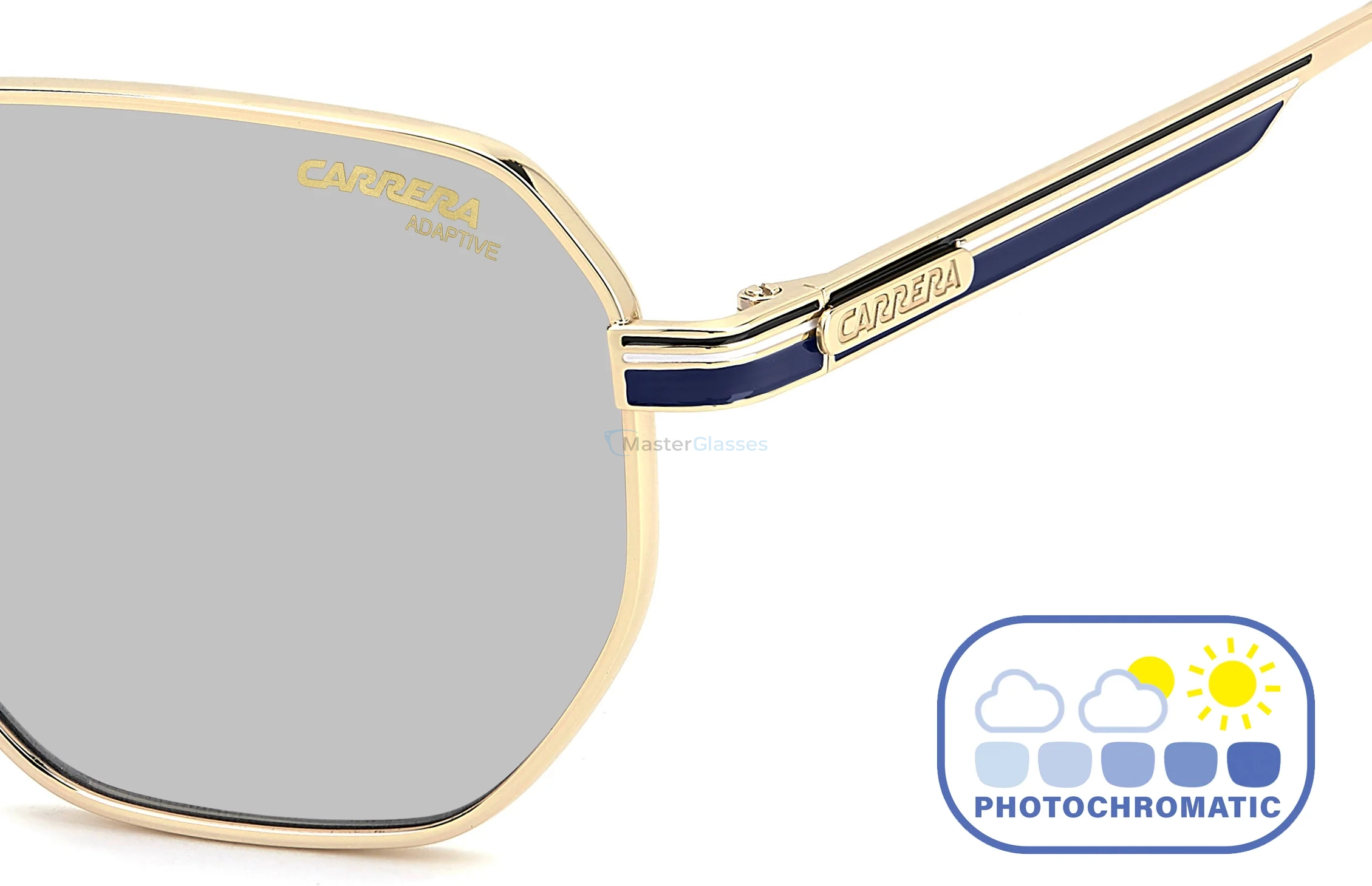 Солнцезащитные очки CARRERA CARRERA 380/S LKS Gold Blue