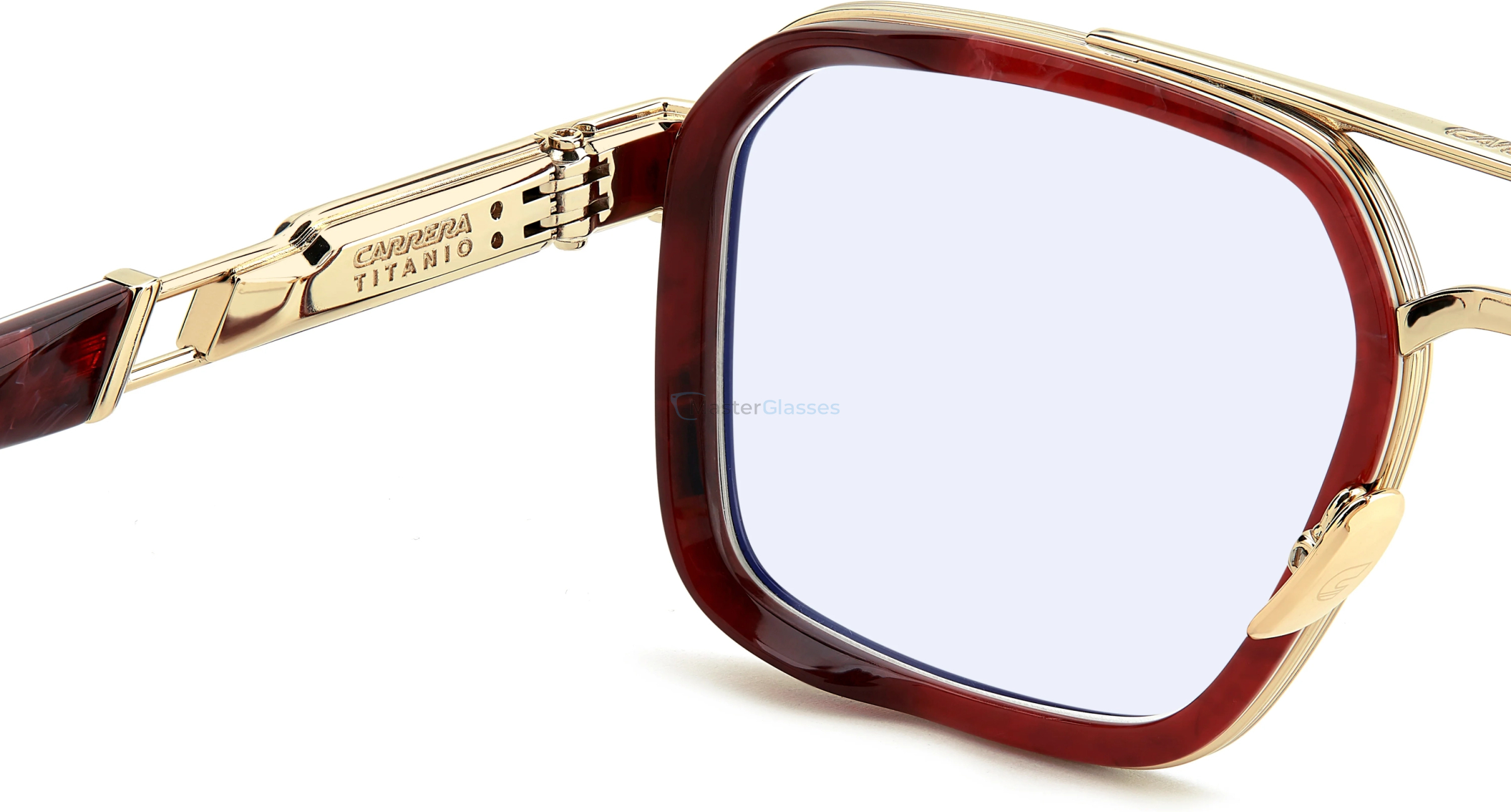 Оправа CARRERA CA TITANIO 02 N8L Black Red Horn