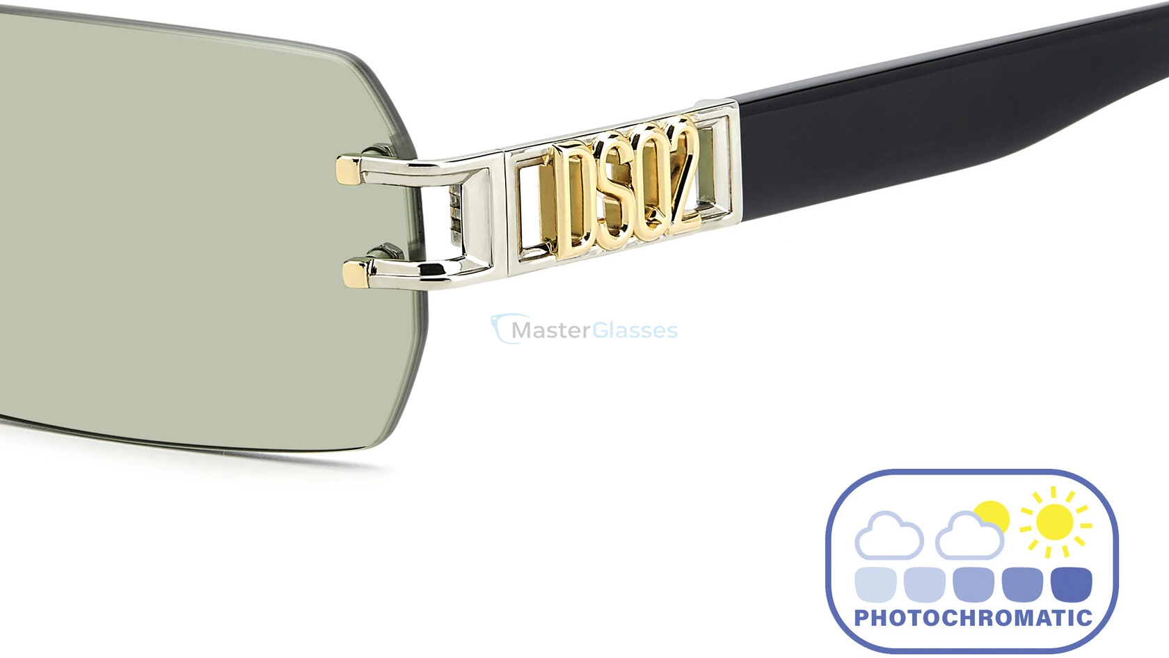 Солнцезащитные очки DSQUARED2 D2 0189/S I20 Gold Palladium