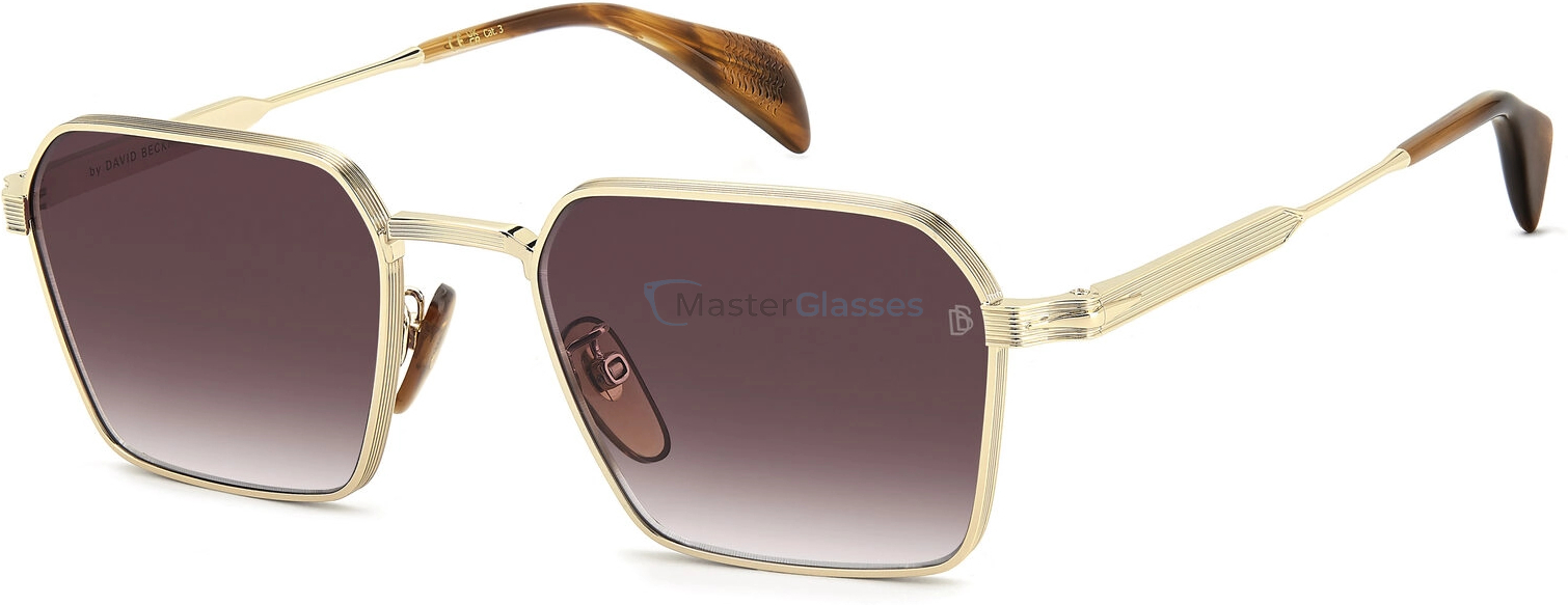 Солнцезащитные очки DAVID BECKHAM DB 1245/S T5U GOLD BROWN HORN