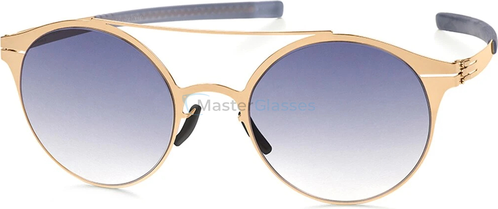 Солнцезащитные очки Ic! Berlin Blanca F. Rose-Gold Grey Black-Clear Flex