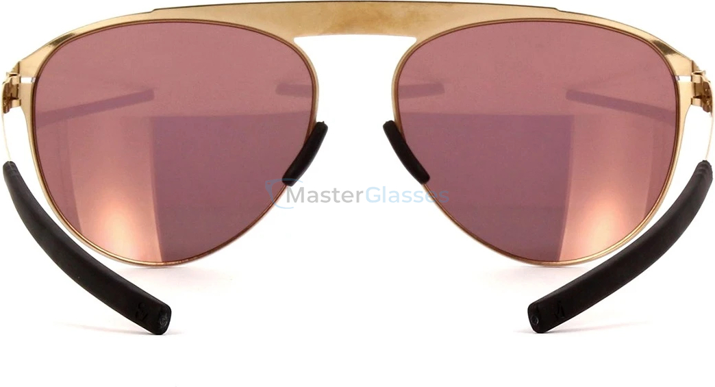 Солнцезащитные очки Ic! Berlin Meike B. Rose-Gold Black Photo-Copper Mirrored Flex