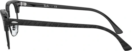 Оправа Ray-Ban Clubmaster RX5154 8049 Top Wrinkled Black On Black
