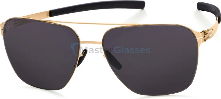 Солнцезащитные очки Ic! Berlin Jonathan I. Large Rose-Gold Black Flex