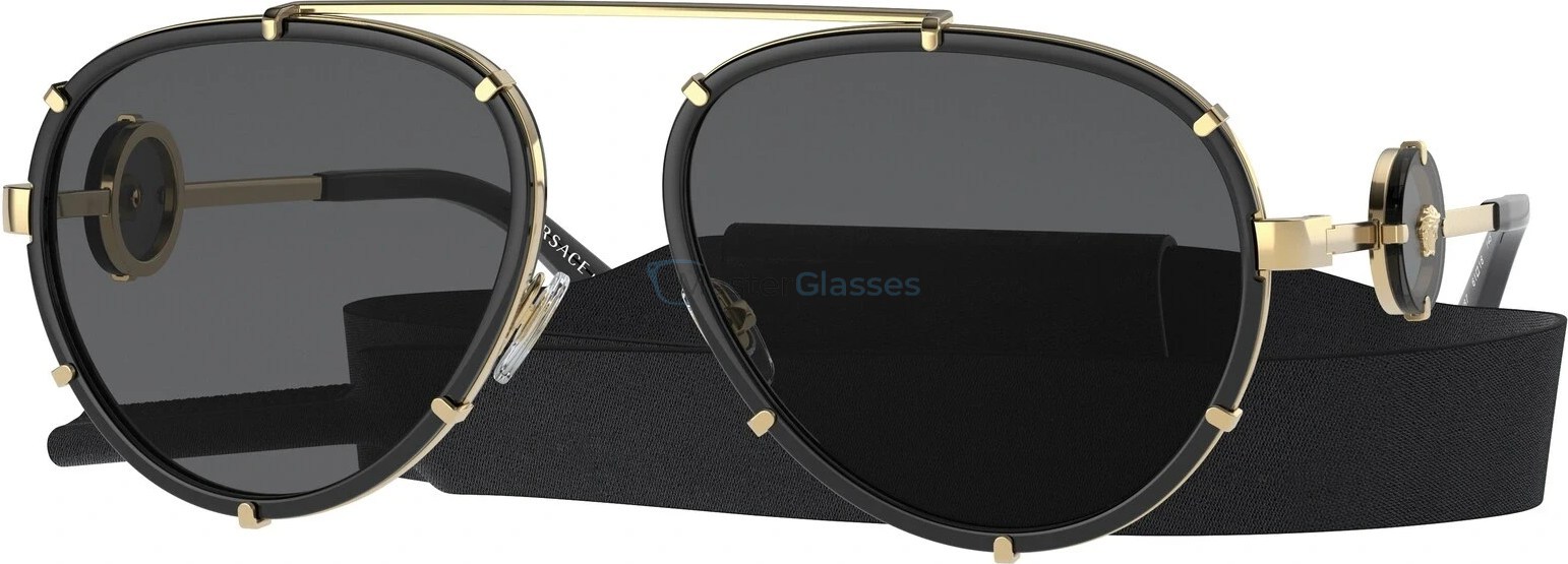 Солнцезащитные очки Versace VE2232 143887 Black