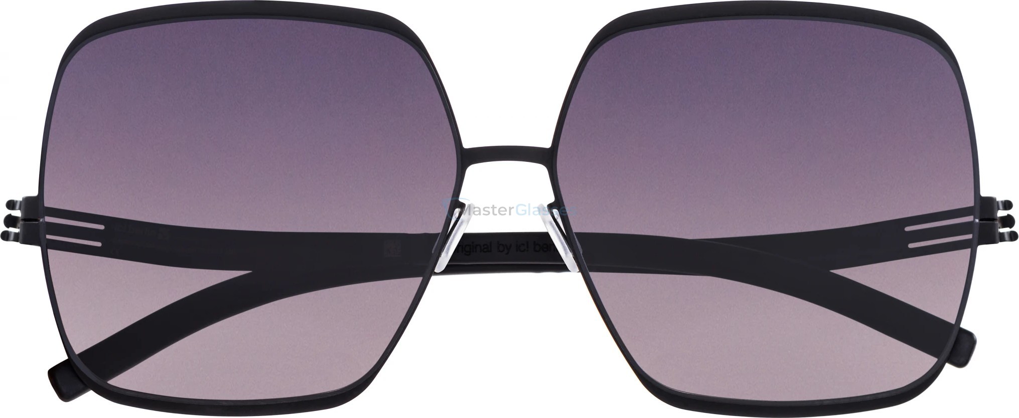 Солнцезащитные очки Ic! Berlin Angelina T. Black Black to Grey Low Rider Flex