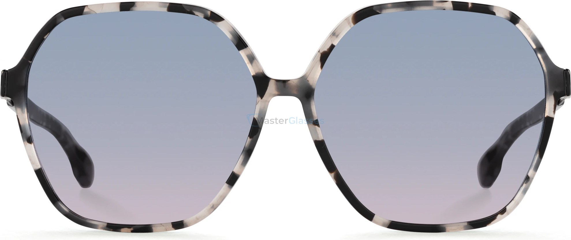 Солнцезащитные очки Ic! Berlin Beam Black-Crystal Blueberry Gradient Mittwoch Long