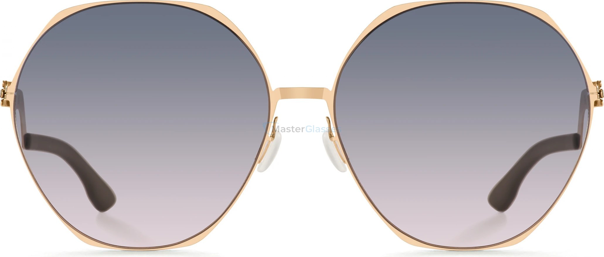 Солнцезащитные очки Ic! Berlin KuDamm Rose-Gold Warm Grey Ocean Fade Step