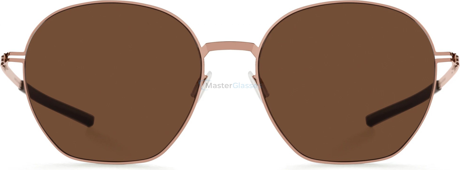 Солнцезащитные очки Ic! Berlin Kusi Shiny Copper Nougat Mahogany-Brown Flex