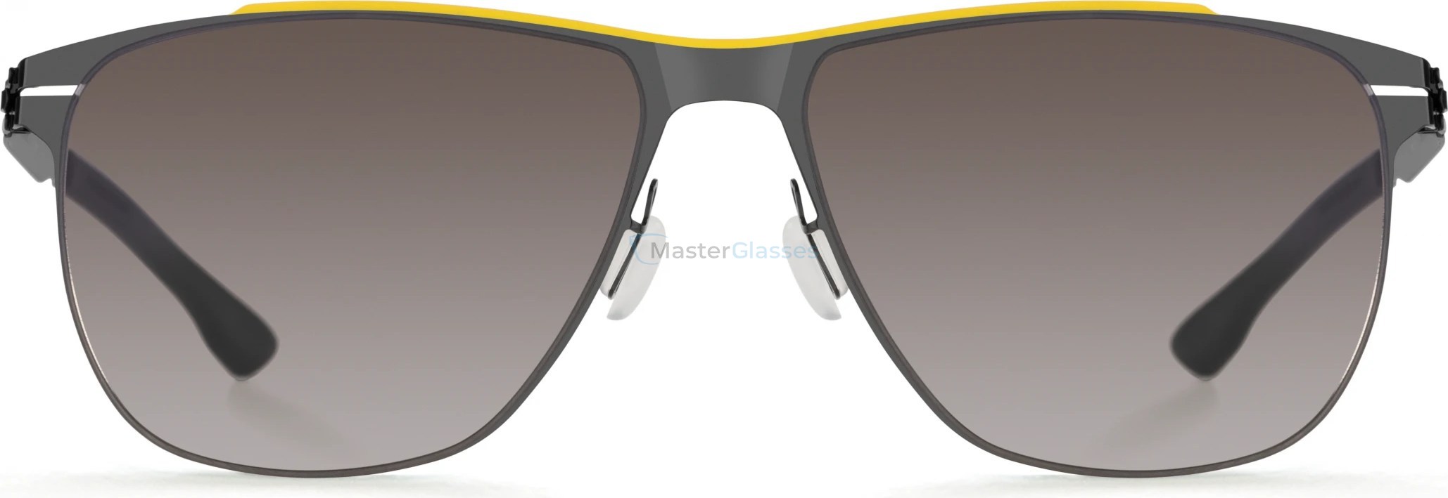 Солнцезащитные очки Ic! Berlin MB 05 Yellow Bridge-Gun-Metal Black Storm Grey Donnerstag