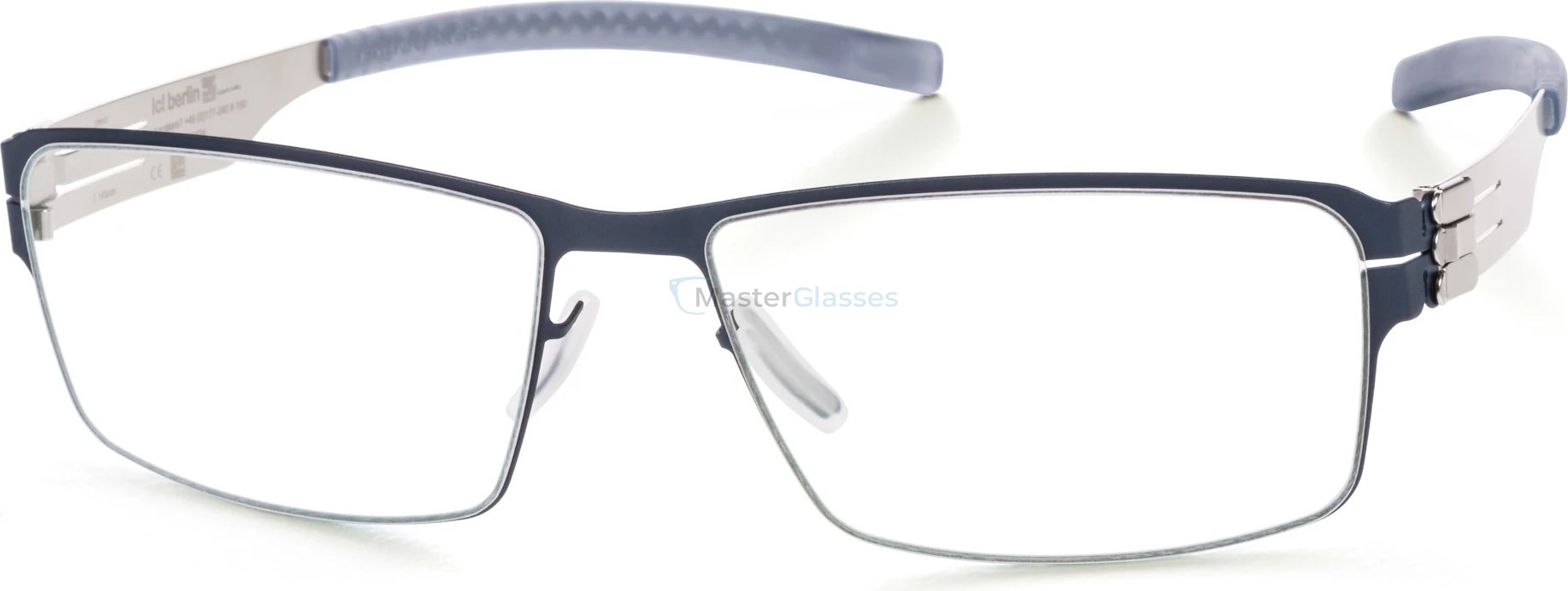 Оправа Ic! Berlin Jurgen H. Marine Blue Pearl Grey RXClear Flex