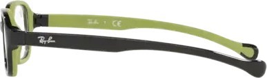 Детская оправа Ray-Ban RY9074V 3882 Black On Rubber Green