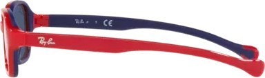 Детские солнцезащитные очки Ray-Ban RJ9074S 709380 Red On Rubber Blue