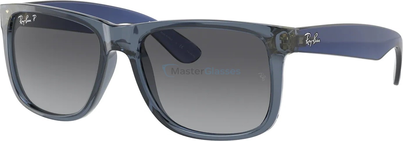 Солнцезащитные очки Ray-Ban Justin RB4165 6596T3 Transparent Blue